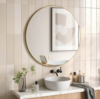 Καθρέπτης Hubba Mirror Brass Ø86.3 cm Umbra